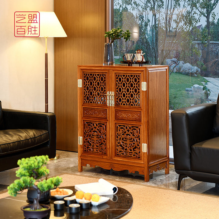 Traditional Chinese style cabinet in Pterocarpus Macrocarpus.