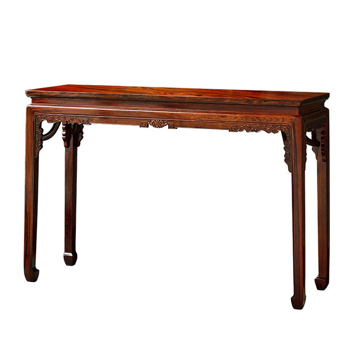 Classic Granadillo wood Qingfeng console table