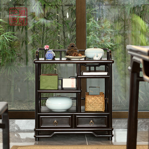 Tiered African Blackwood Tea and Water Cabinet 紫光檀茶水柜