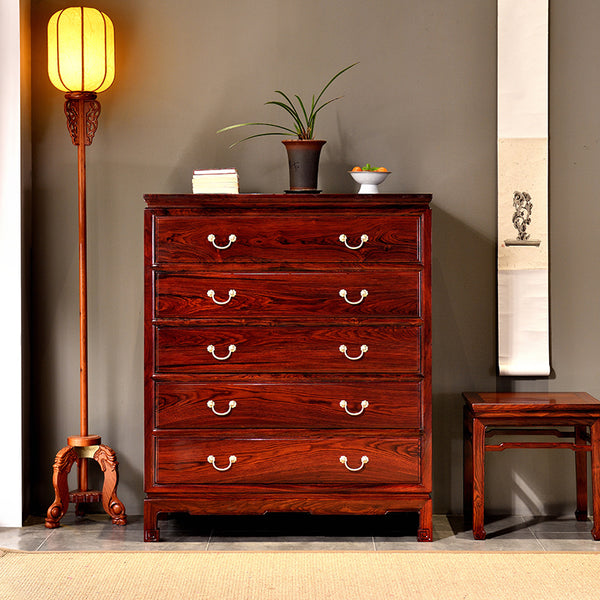 Mikado Rosewood Five-Drawer Chest 微凹黄檀五斗柜