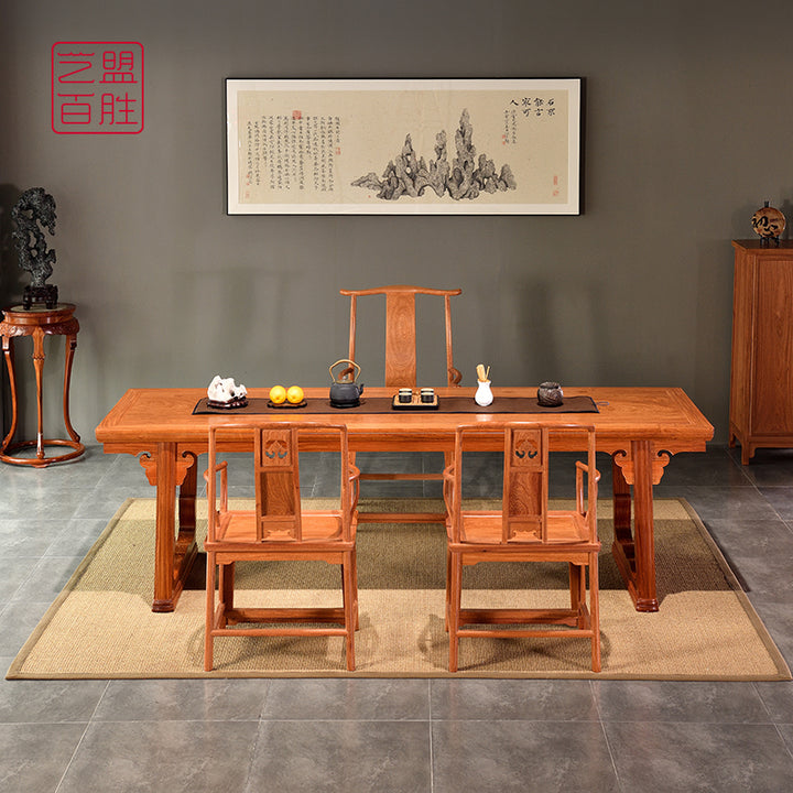 Traditional Chinese desk made of Pterocarpus macrocarpus wood