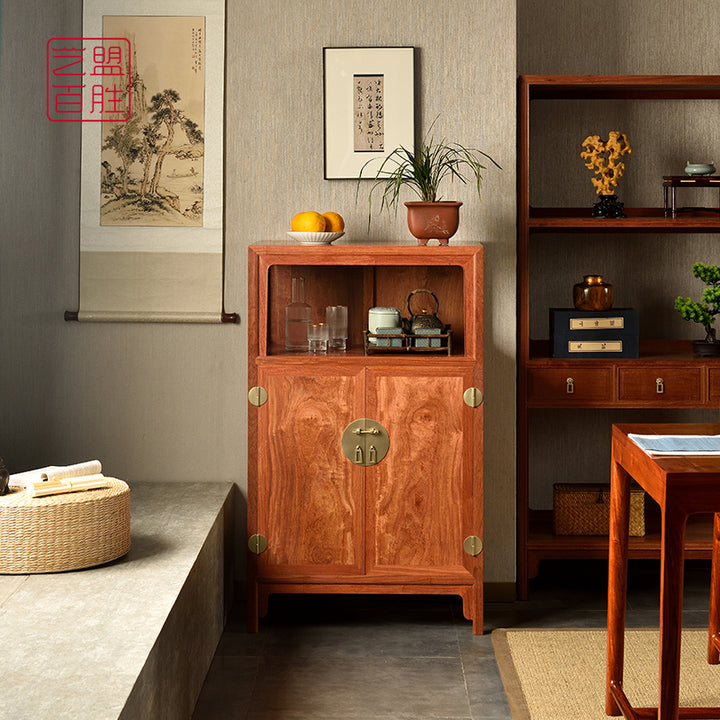 High-quality rosewood storage cabinet with classic design