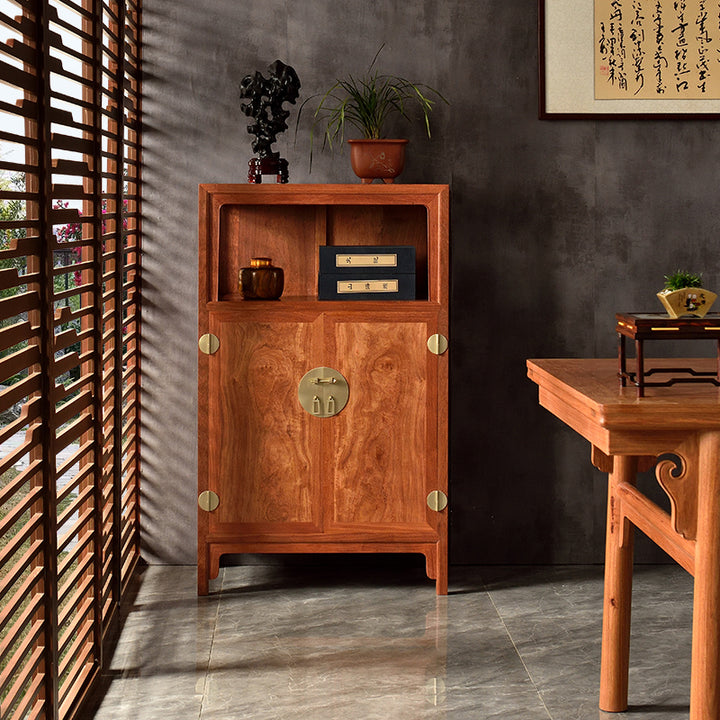 Solid rosewood cabinet with traditional Chinese craftsmanship