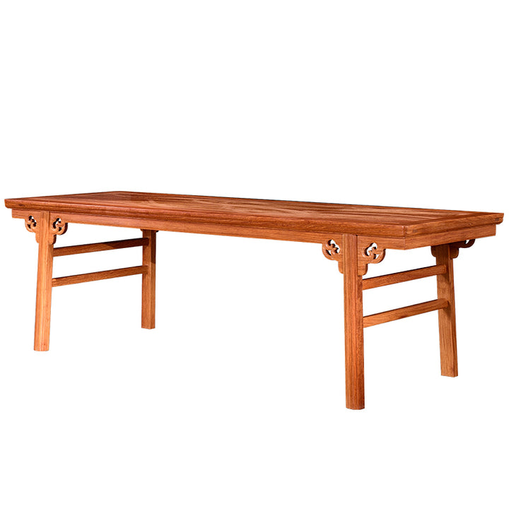 Exquisite desk with Ruyi details in Pterocarpus Macrocarpus wood