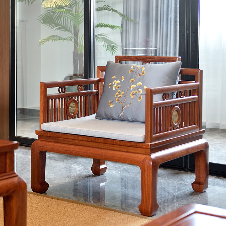 Chinese-style Pterocarpus macrocarpus living room set with a sophisticated and timeless design