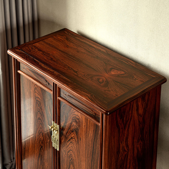 Traditional Chinese-style cabinet made of Mexican Granadillo wood