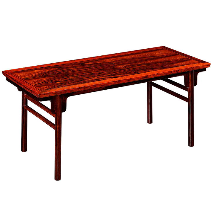 Luxurious Granadillo wood table for art and decor