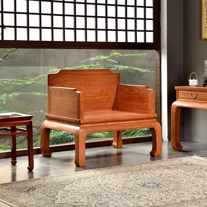 Pterocarpus Macrocarpus wood furniture set for modern living room