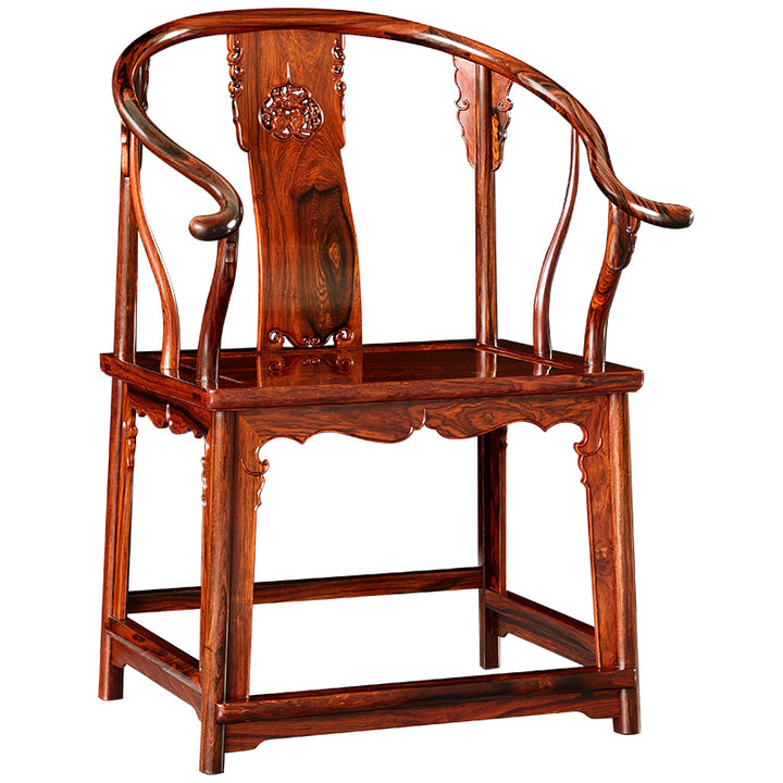 Traditional Chinese-style Granadillo Qilin armchair