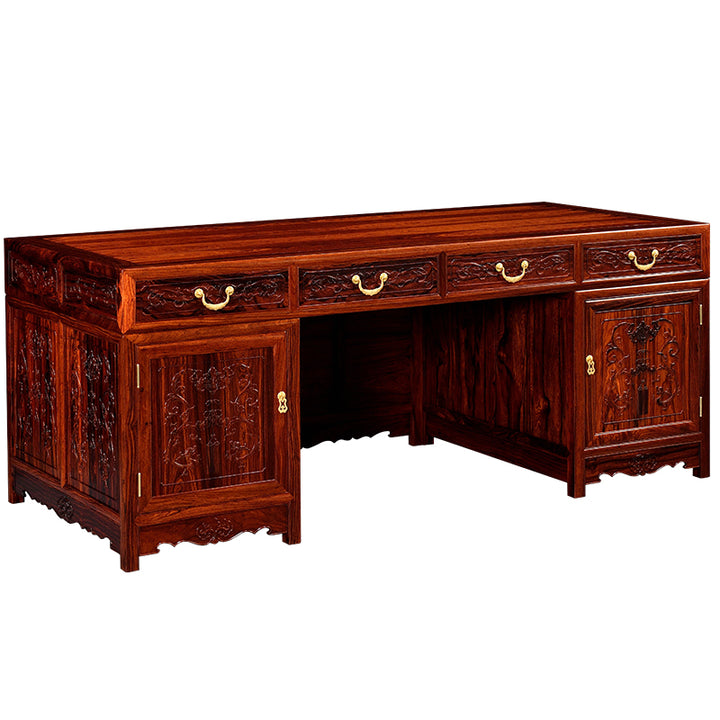 Traditional Chinese-style desk made of Mexican Granadillo wood