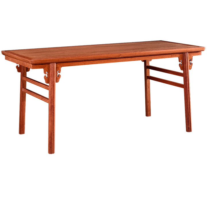 Classic wooden Pterocarpus macrocarpus desk with a traditional aesthetic